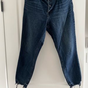 Old Navy Raw Hem Button Fly Jeans 16
